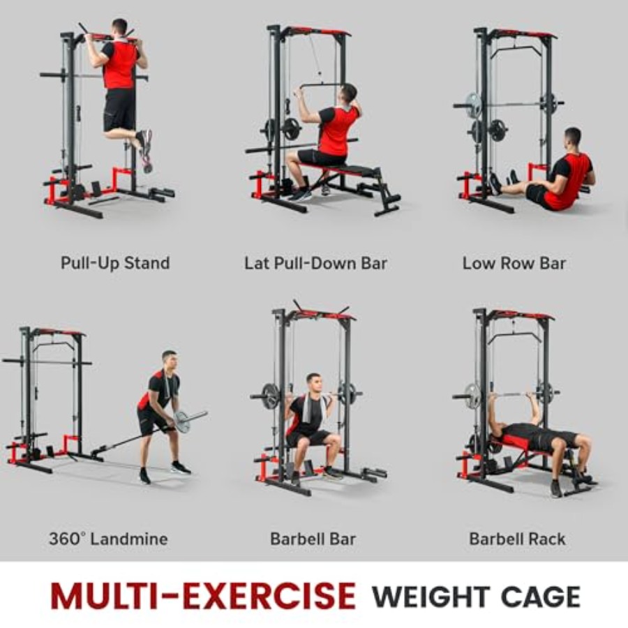 Power Cage Smith Machine Multi - огляд і ціна Pull Up Bar