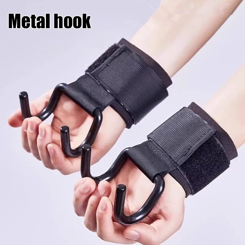 【F】2Pcs Weight Lifting Hooks H - огляд і ціна Weightlifting Gloves