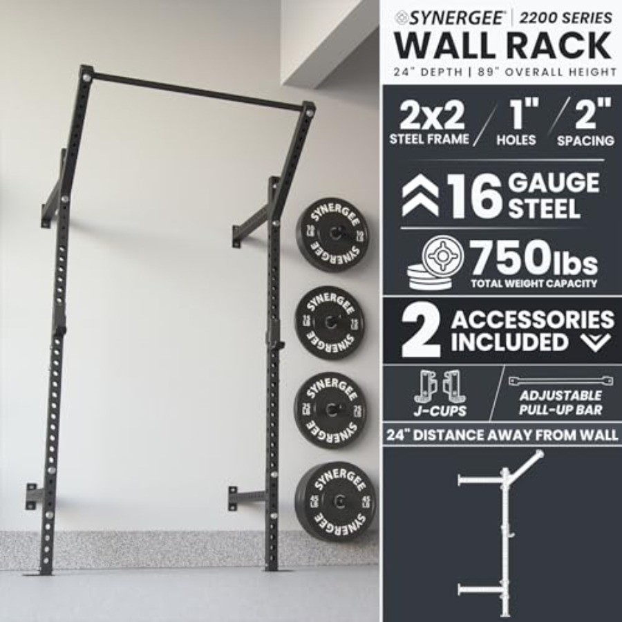 Wall Mounted Squat Rack for ho - огляд і ціна Pull Up Bar