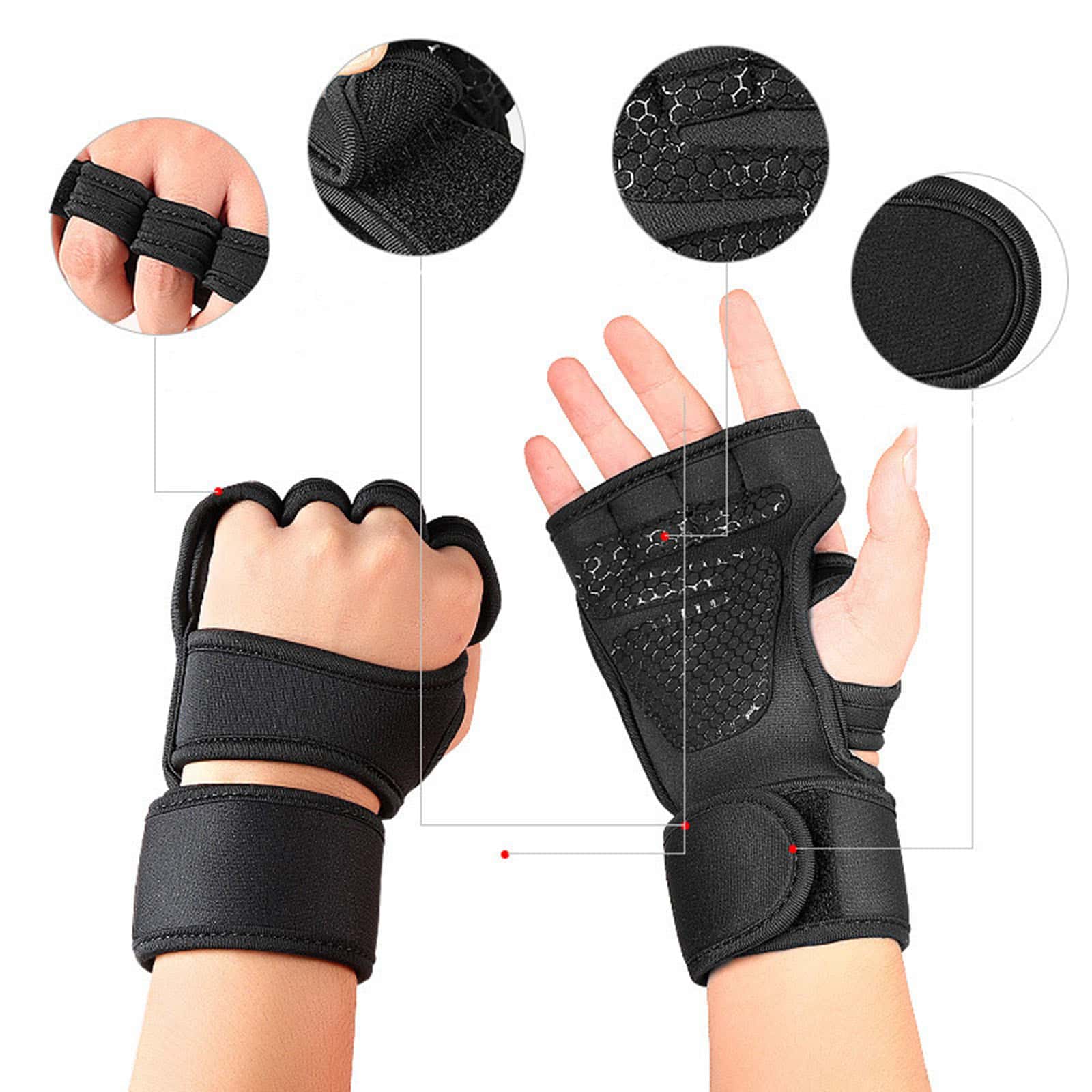 1 pair Sports cross training c - огляд і ціна Weightlifting Gloves