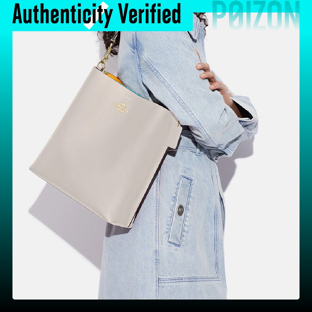 COACH Mollie Solid Color Leath - огляд і ціна Chalk Bag