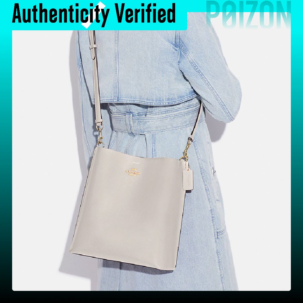 COACH Mollie Solid Color Leath - огляд і ціна Chalk Bag