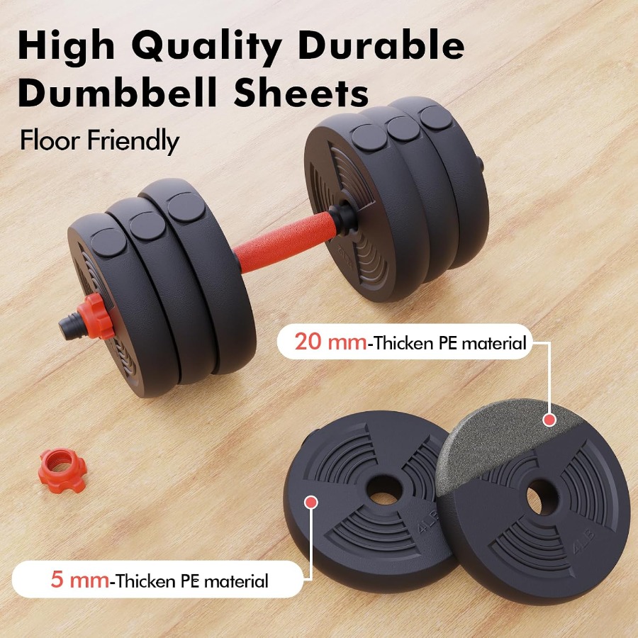 Adjustable Dumbbells Set, 60LB - огляд і ціна Kettlebell
