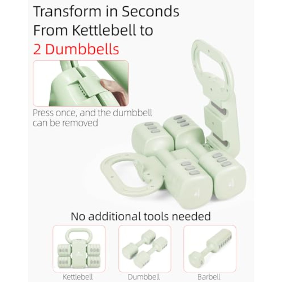 Home gym dumbbell set: 4-in-1  - огляд і ціна Kettlebell