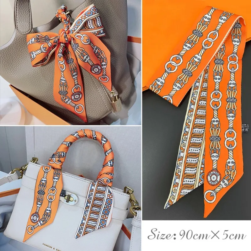 Fashion Skinny Silk Scarf for  - огляд і ціна Wrist Wraps