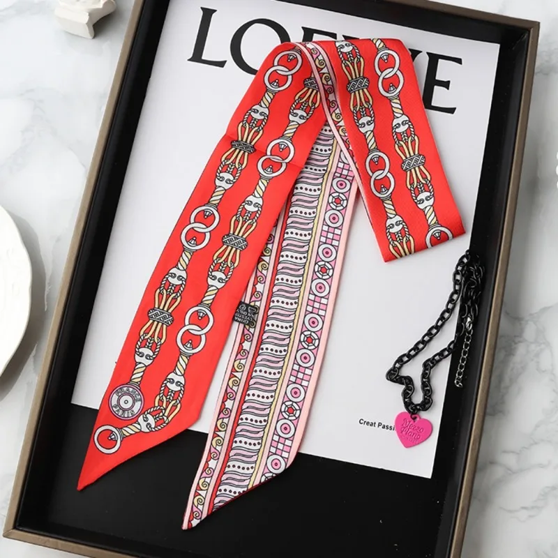 Fashion Skinny Silk Scarf for  - огляд і ціна Wrist Wraps