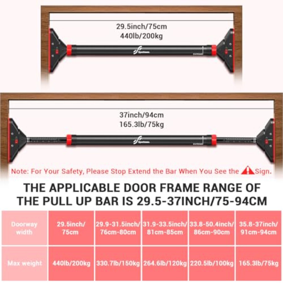 Pull Up Bar for Doorway Streng - огляд і ціна Pull Up Bar