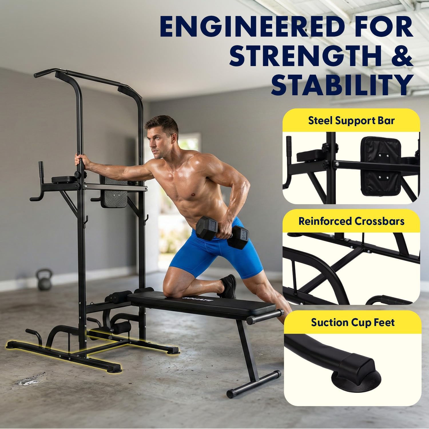 All-in-One Power Tower Pull-Up - огляд і ціна Pull Up Bar